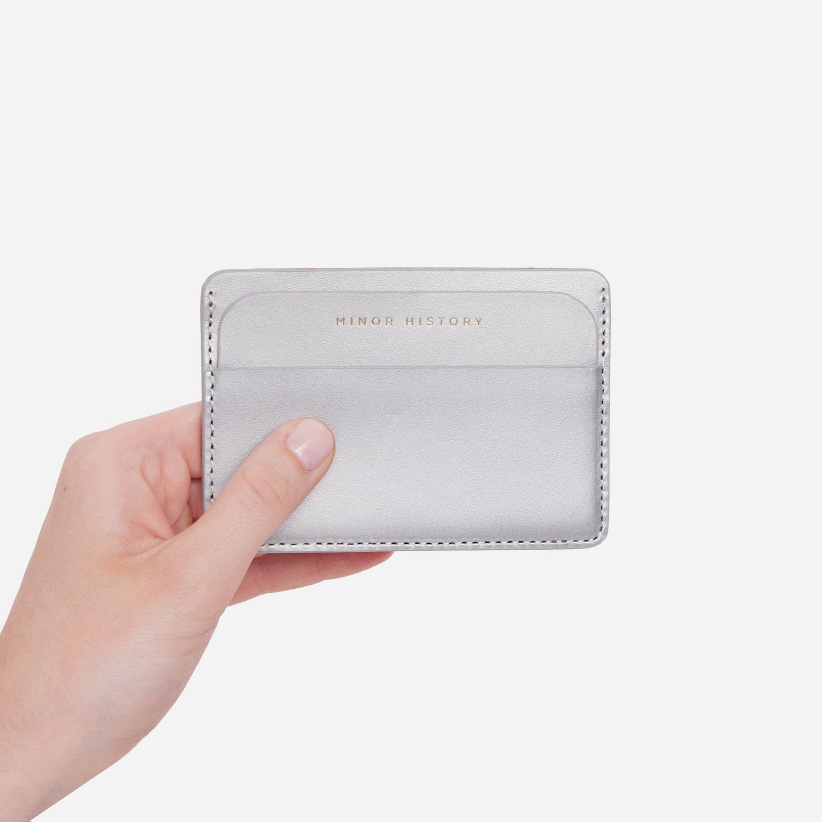 Compact Midtown Sterling wallet with card slots