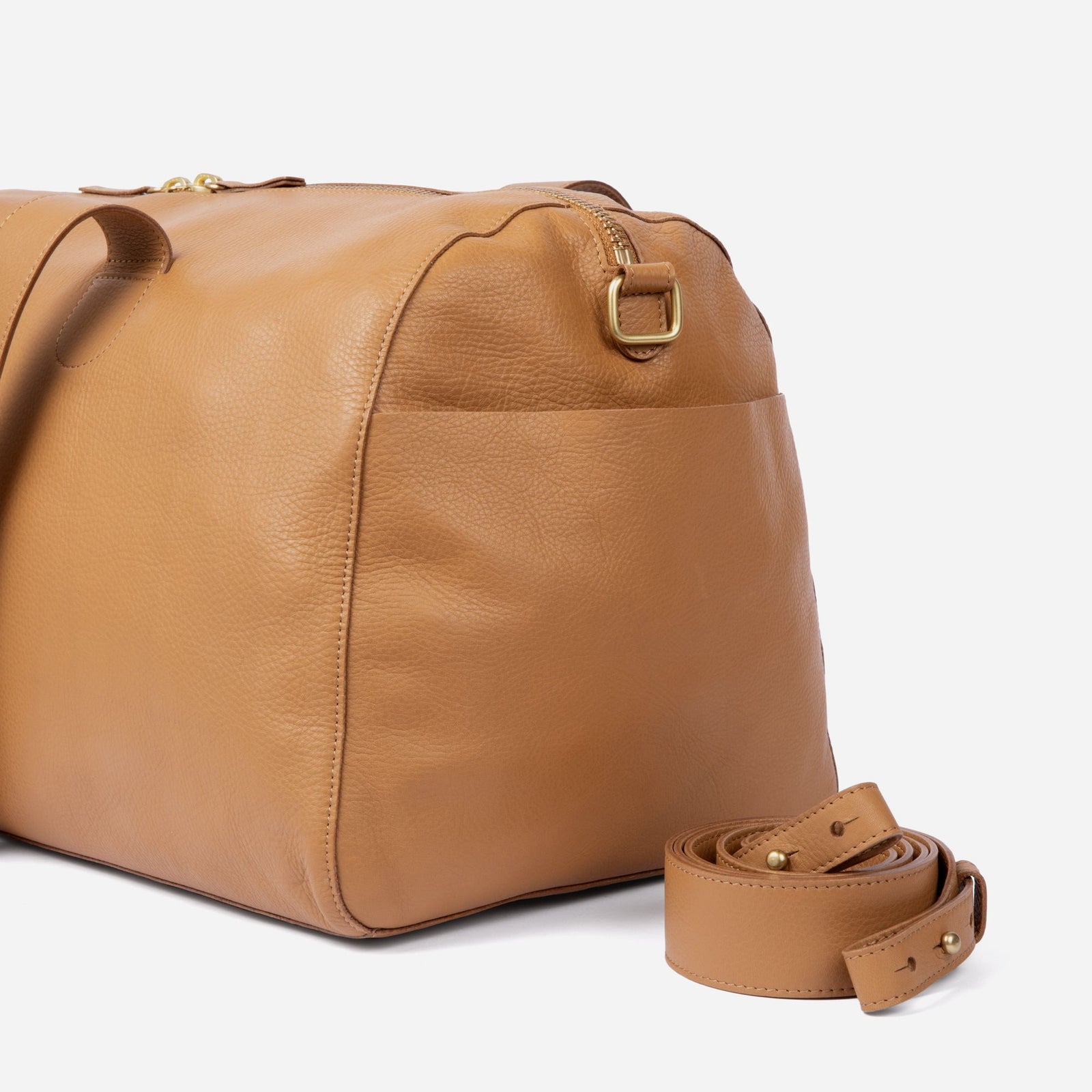 Minor History fashion photoshoot with leather bag