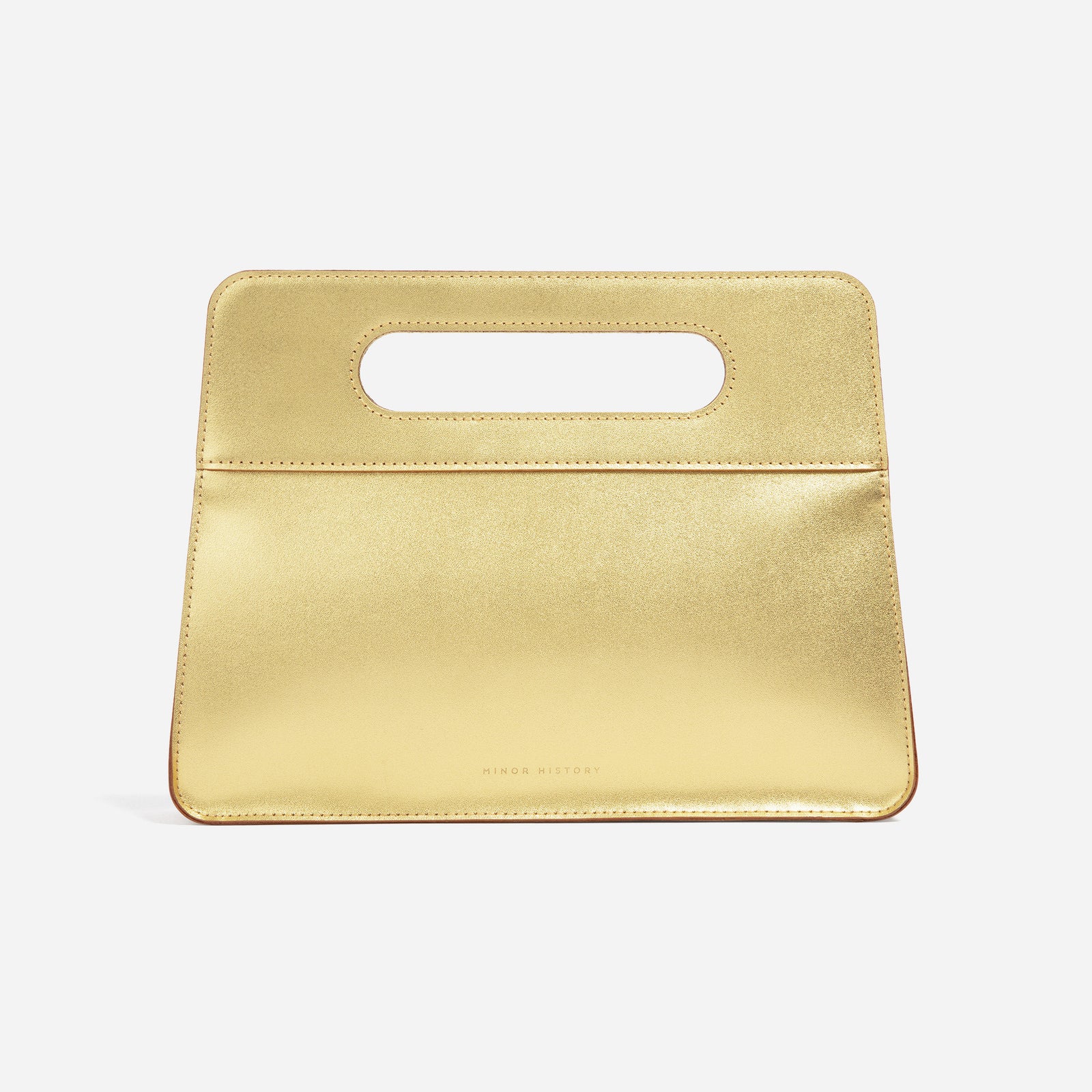 Lifestyle photo of Minor History leather bag - warm toned 