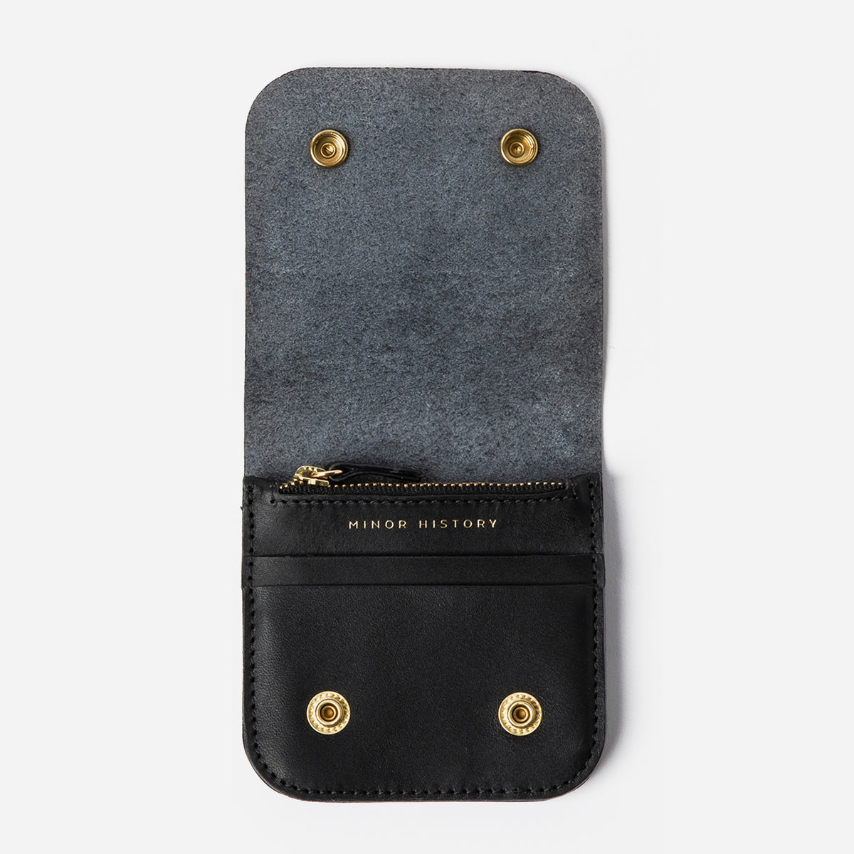 Two-tone phone case with gray top and black bottom on a white - background - Black