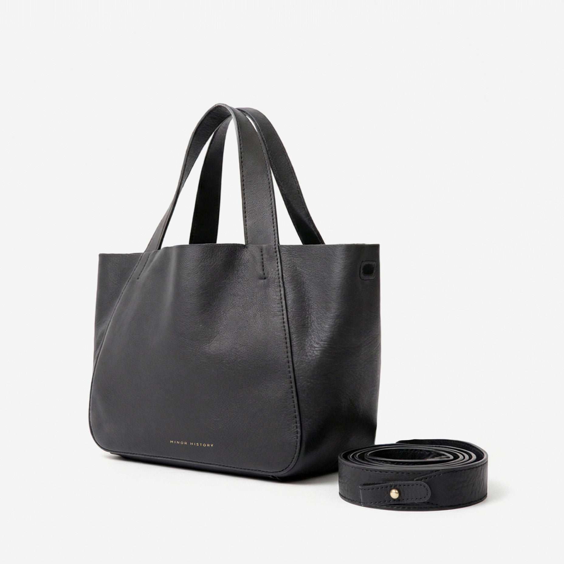 The Little Times | Slouchy Leather Crossbody Tote - Minor History