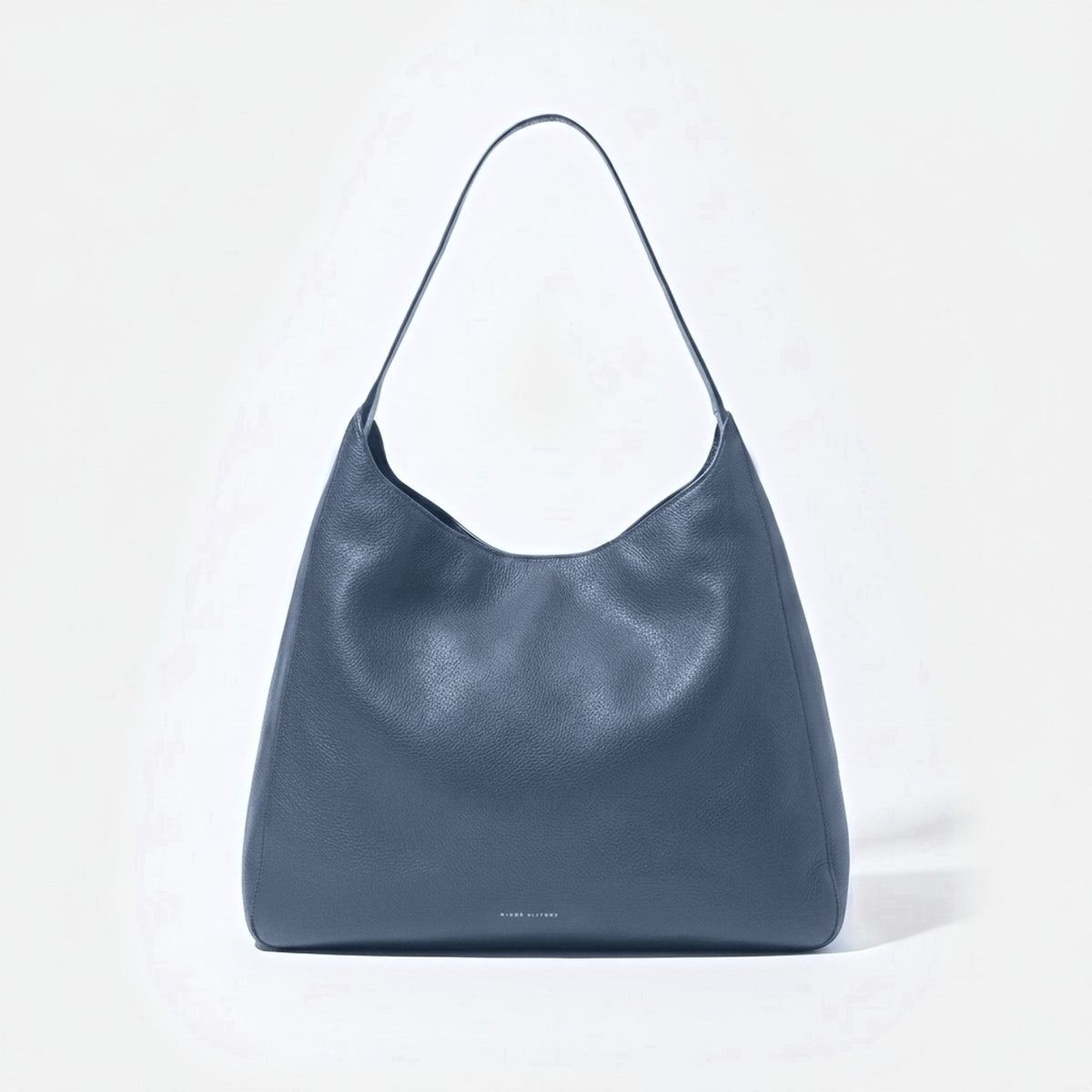 Blue handbag on a white background - Chambray