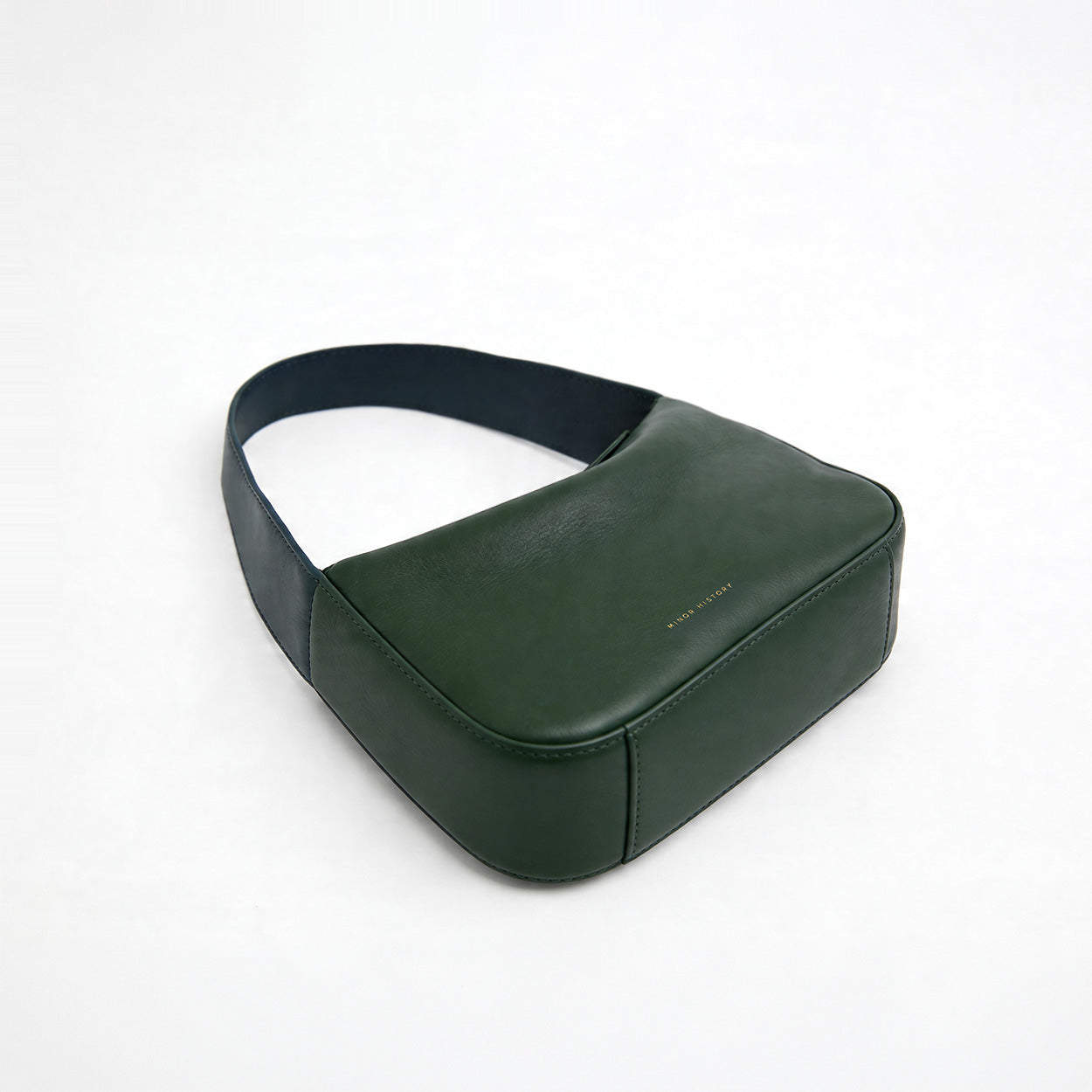 Black shoulder bag on a white background - Evergreen