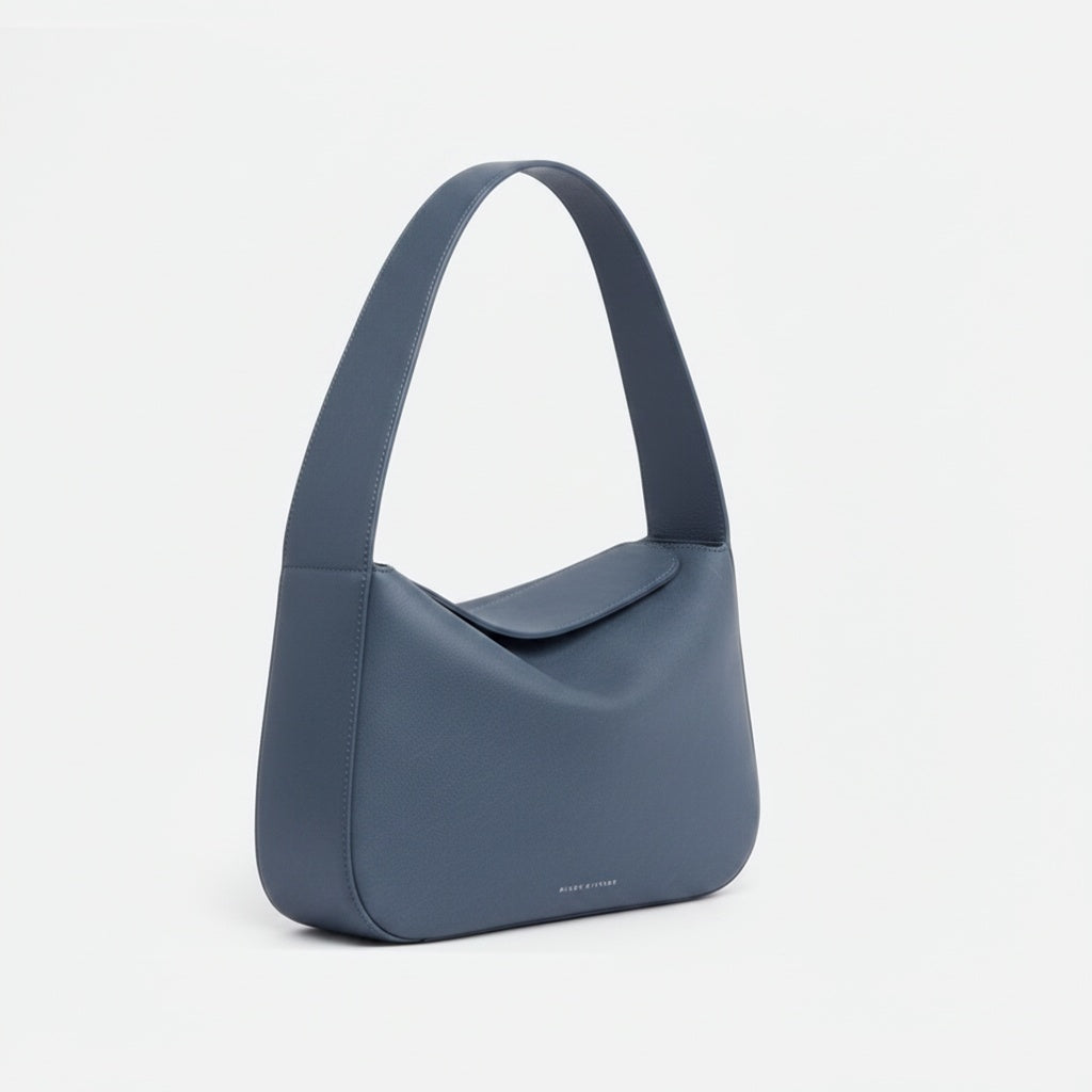 Blue handbag on a white background - Chambray