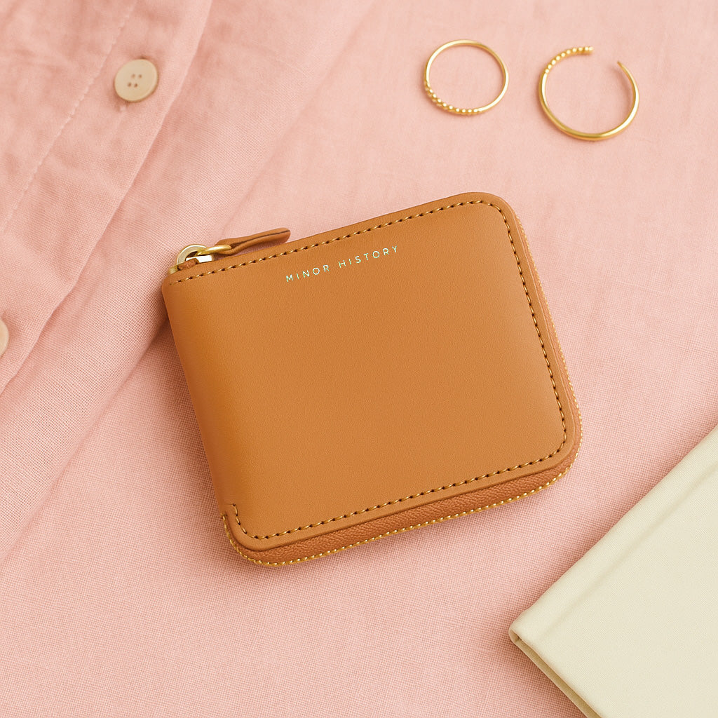 The Coupe | Slim Leather Zip Around Wallet - Minor History