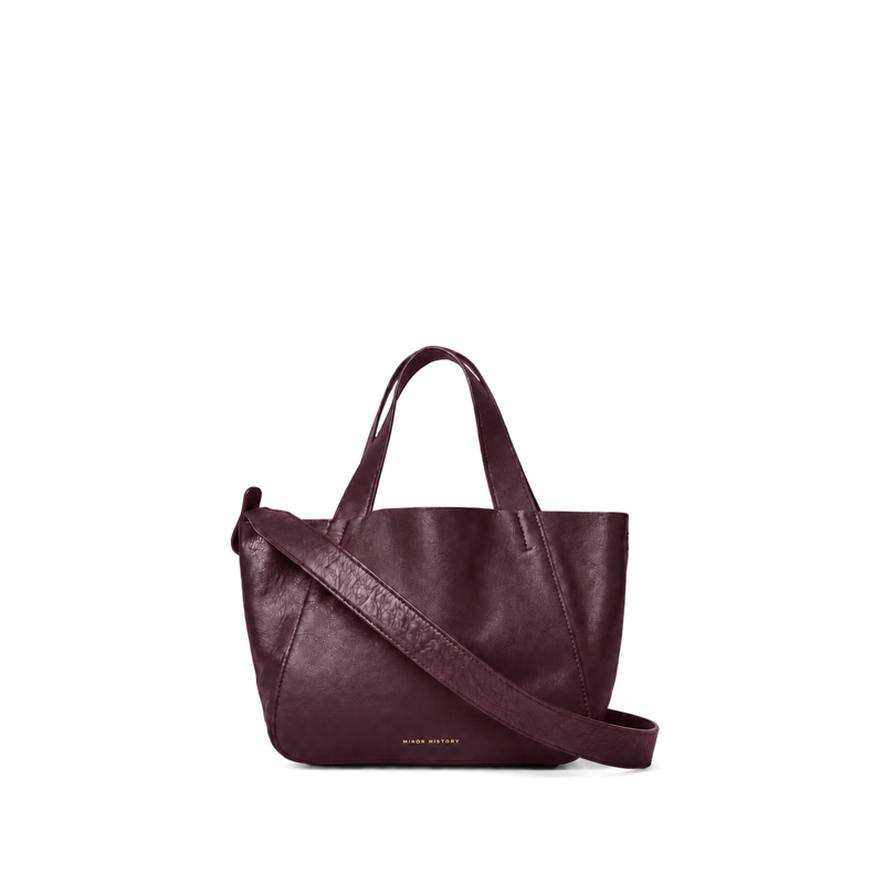 The Little Times Tote — Midnight Fig