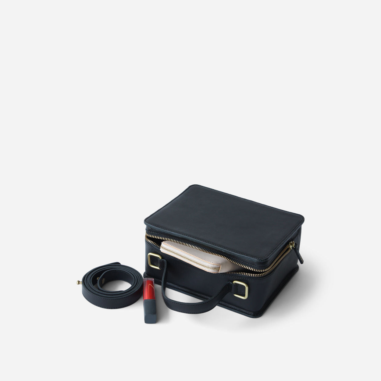 The Box Top Handle Crossbody